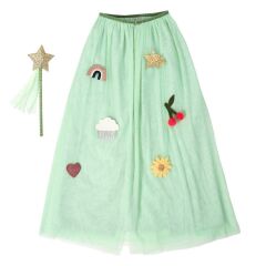 Meri Meri - Icon Cape & Wand - İkonlu Pelerin & Değnek Kostüm