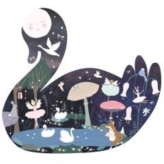 FLOSS & ROCK 40 Parça “Kuğu” Şekilli Yap-Boz / Enchanted