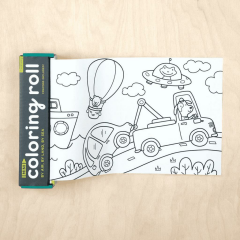 By Air, by Land, by Sea Mini Coloring Roll