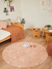 Halı, Round Dot Rose