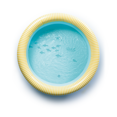 Quut Dippy Şişme Çocuk Yüzme Havuzu / Çap 80 / Banana Blue