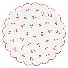 Meri Meri - Kiraz Tabak - L - 8 Adet