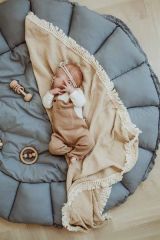 Play & Go Oyun Matı, Bloom Dusty Blue Organic