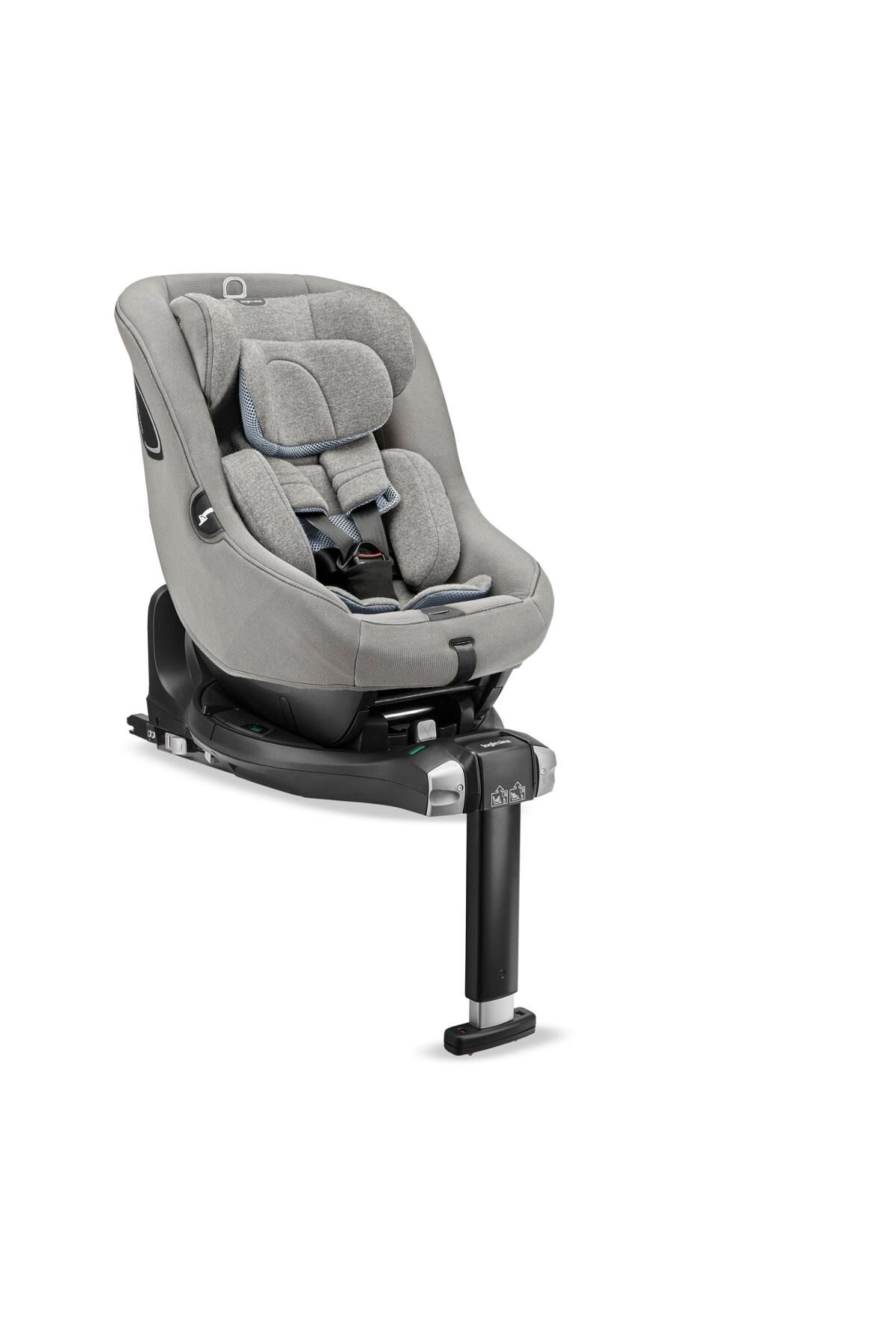 Inglesina Darwin Next Stage i-Size Oto Koltuğu & 360 Baza Set (40-105 cm / 0-4 Yaş Çift Yön/360° Kullanım) - Moon Grey