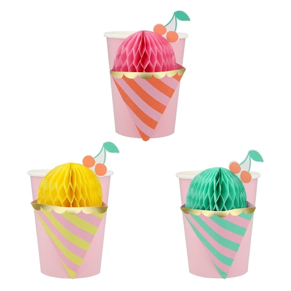 Meri Meri - Dondurma Bardaklar - 8 Adet