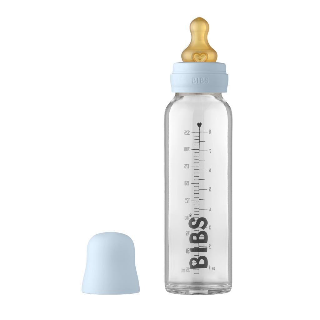 Bibs Cam Biberon Seti, Baby Blue (225 ml)