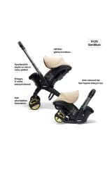 Doona i Bebek Arabasına Dönüşen Tekerlekli Gr 0 i-Size Ana Kucağı Oto Koltuğu - Blush Pink