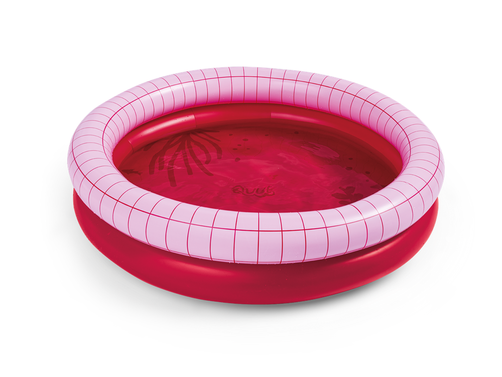 Quut Dippy Şişme Çocuk Yüzme Havuzu / Çap 120  cm /Cherry