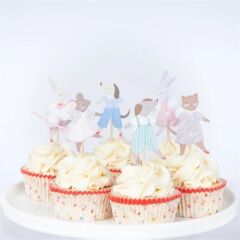 Meri Meri - Animal Friends Cupcake Kit - 24 Adet