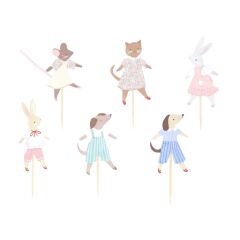 Meri Meri - Animal Friends Cupcake Kit - 24 Adet