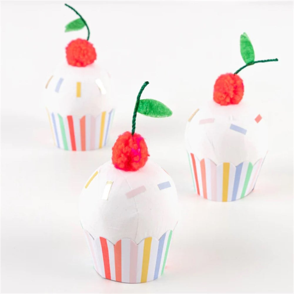 Meri Meri - Cupcake Surprise Balls - Cupcake Sürpriz Toplar - 3Lü