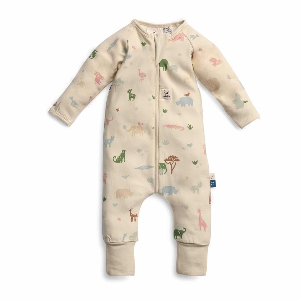 Ergo Pouch Organik Pamuklu Pijama Tulumu (1.0 TOG), Savannah