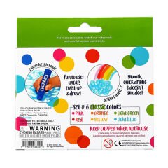 Ooly Chunkies Pastel Boya 6’lı Klasik Renkler