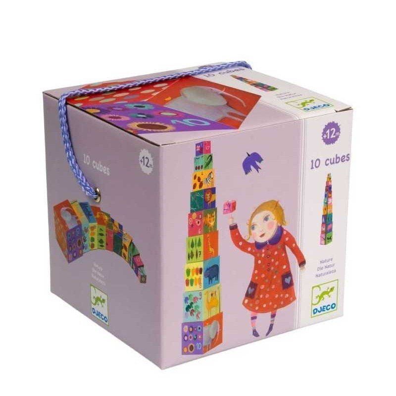 Djeco Eğitici Küpler, Nature & Animals