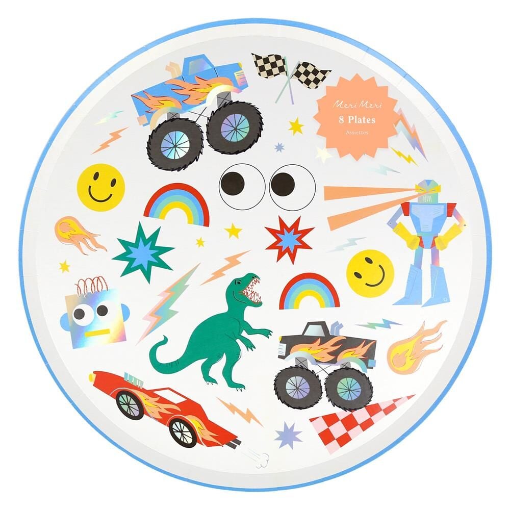 Meri Meri - Toybox Tabak - L - 8 Adet