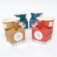 Meri Meri - Train Cups - Tren Bardaklar - 8Li