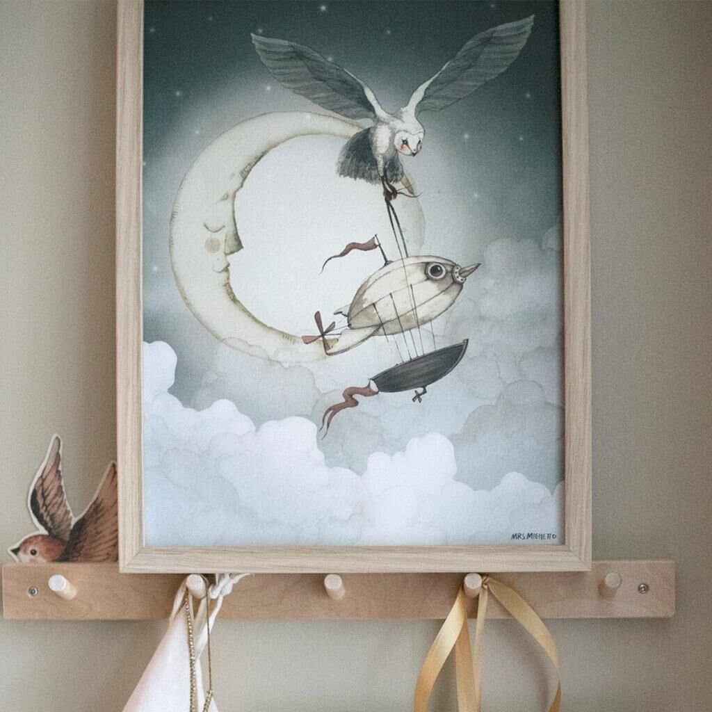 Mrs. Mighetto To The Moon Poster (30x40 cm)