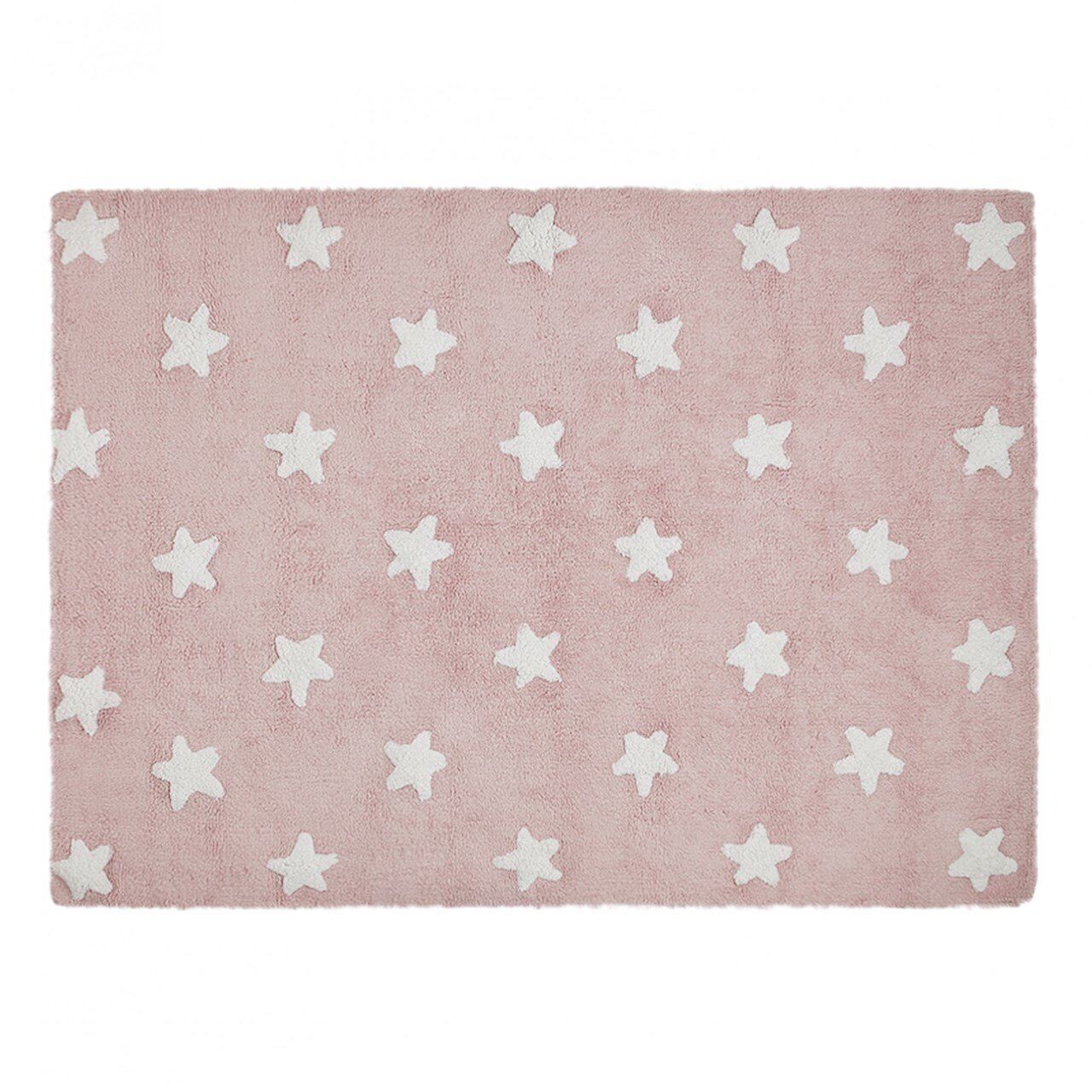 STARS Çocuk Odası Halısı Pembe/Beyaz