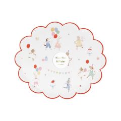 Meri Meri - Animal Friends Tabak- S - 8 Adet