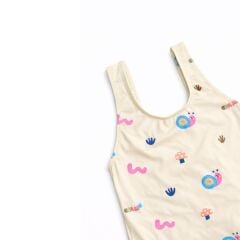 Sunny Snail Garden UV Korumalı Mayo (3-4 Yaş)