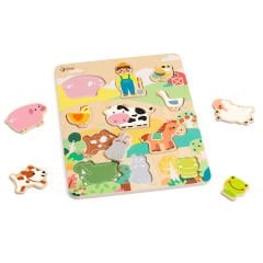 Classic World Ahşap Yapboz - Farm