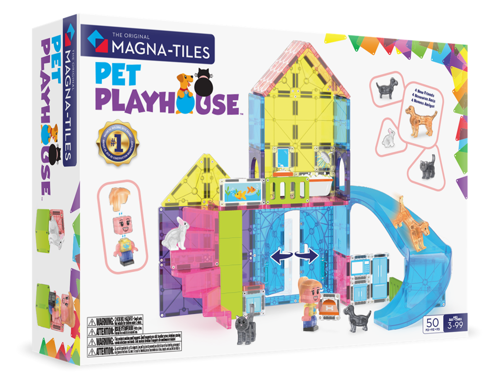 MAGNA-TILES® - Pet Playhouse - 50 Parça