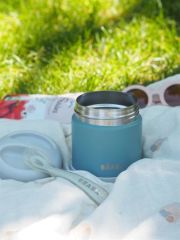 Beaba Çelik Yiyecek Termosu, Light Mist/Eucalyptus Green