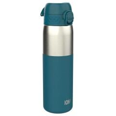 ION8 - Paslanmaz Çelik İnce Suluk - Koyu Turkuaz - 600 Ml - Sızdırmaz