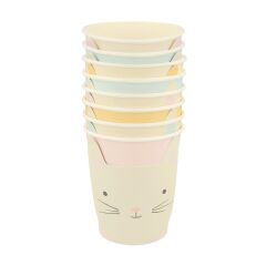 Meri Meri - Cat Cups - Kedi Bardaklar - 8'Li