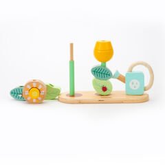 Classic World Ahşap Dizme Oyunu - Flower Garden