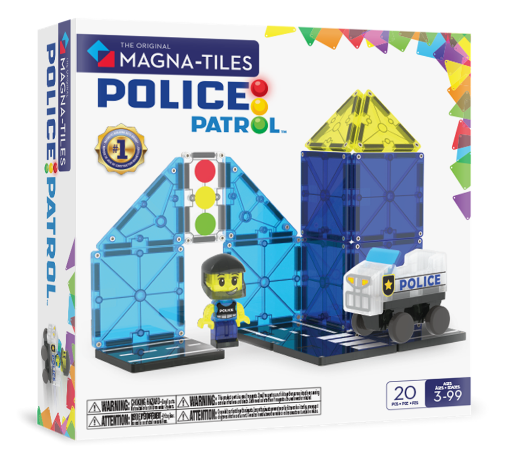 MAGNA-TILES® - Police Patrol - 20 Parça