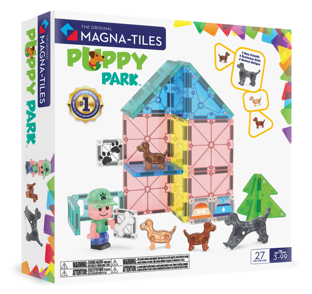 MAGNA-TILES® - Puppy Park - 27 Parça