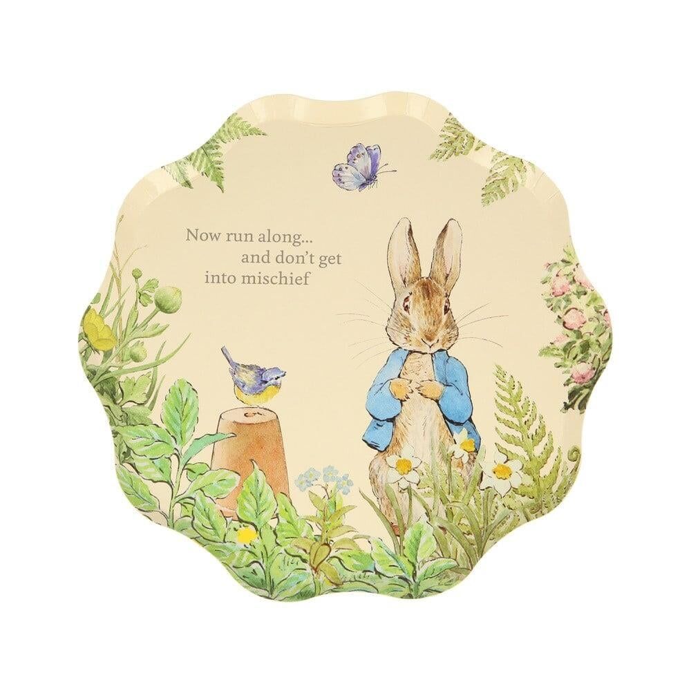 Meri Meri - Peter Rabbit Side Plates - Peter Rabbit Tabaklar - 8'Li