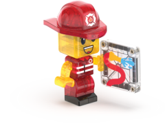 MAGNA-TILES® - Fire Station - 50 Parça