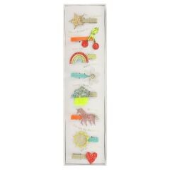 Meri Meri - Icon Hair Clips - İkon Tokalar - 8'Li