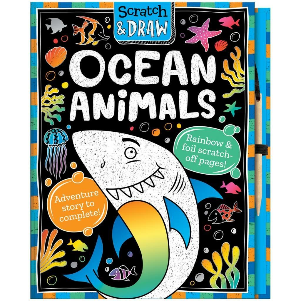 Scratch And Draw, Ocean Animals