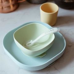 Beaba 4'lü Silikon Beslenme Seti, Yellow