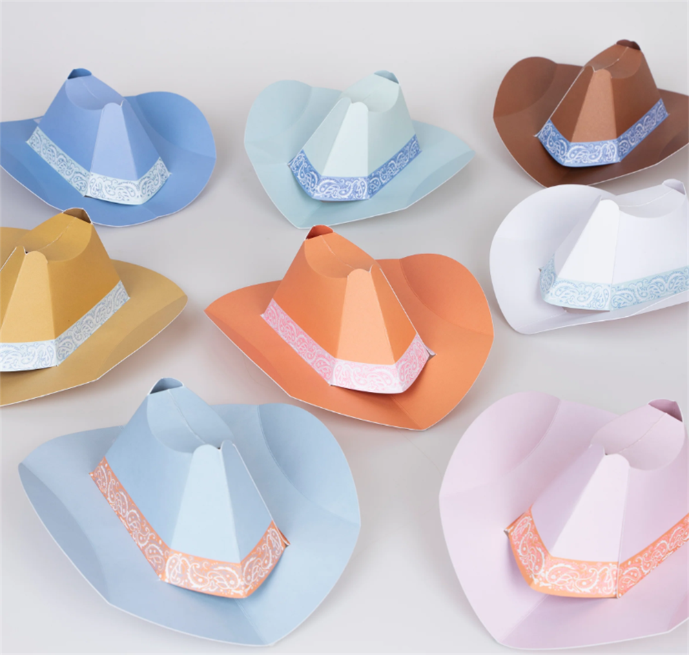 Meri Meri - Kovboy Mini Parti Şapkaları - 8 Adet