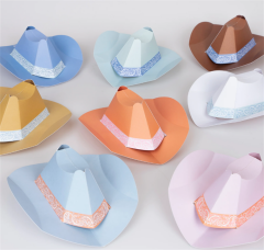 Meri Meri - Kovboy Mini Parti Şapkaları - 8 Adet