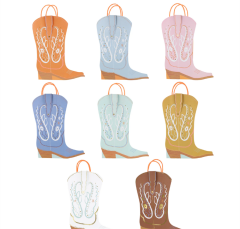 Meri Meri - Kovboy Hediye Çantaları - 8 Adet