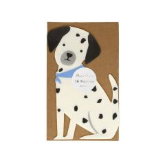 Meri Meri - Puppy Napkins - Yavru Köpek Peçeteler - 16'Lı