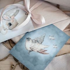 Mrs. Mighetto Sky Crew İkili Kartpostal (10x15 cm)