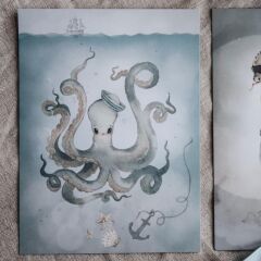 Mrs. Mighetto Water Crew İkili Kartpostal (10x15 cm)