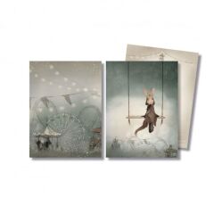 Mrs. Mighetto Tivoli & Swing İkili Kartpostal (10x15 cm)