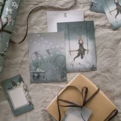 Mrs. Mighetto Tivoli & Swing İkili Kartpostal (10x15 cm)