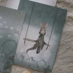 Mrs. Mighetto Tivoli & Swing İkili Kartpostal (10x15 cm)