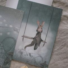 Mrs. Mighetto Tivoli & Swing İkili Kartpostal (10x15 cm)