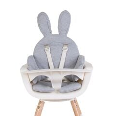 Tavşan Mama Sandalyesi Minderi Gri