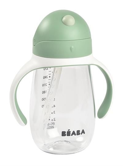 Beaba Şeffaf Pipetli Suluk (300 ml), Sage Green