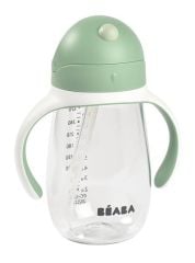 Beaba Şeffaf Pipetli Suluk (300 ml), Sage Green